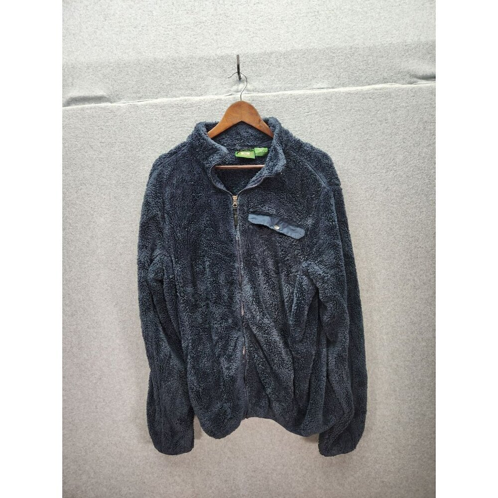 Stillwater‎ Supply Co. Navy Blue Sherpa Fleece Jacket XL